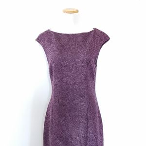 Sz 6 L'Agence Plissé Boatneck Dress